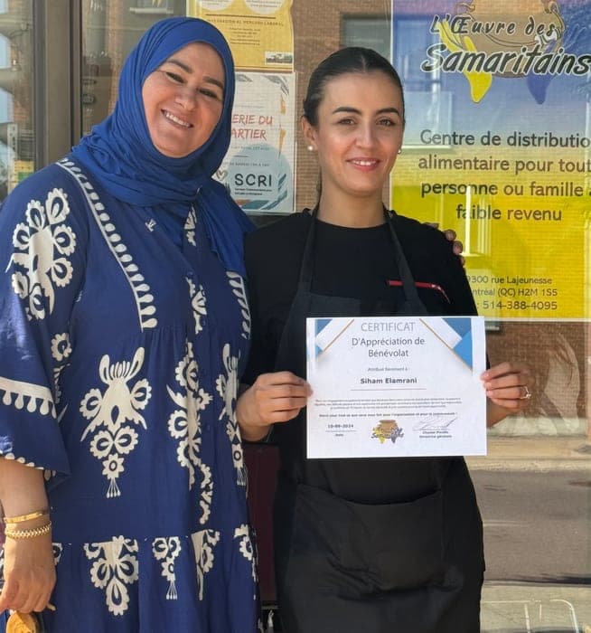 Remise de certificat de bénévolat
